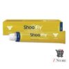 A yellow tube labeled Shoofly Dog Ointment and a matching yellow box with white text and a cattle icon. A small shopping cart and Z Store logo are in the bottom right corner.